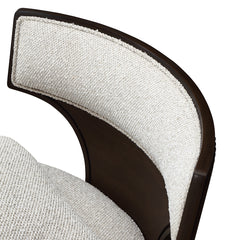 West Kensington Medium Espresso/Buff Chaise - Ornate Home