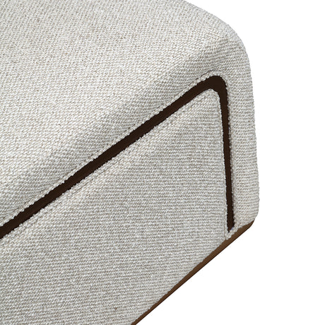 West Kensington Medium Espresso/Buff Chaise - Ornate Home