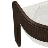 West Kensington Medium Espresso/Buff Dining Arm Chair - Ornate Home
