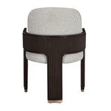 West Kensington Medium Espresso/Buff Dining Arm Chair - Ornate Home