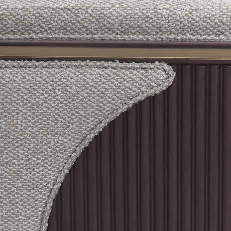 West Kensington Medium Espresso/Buff Loveseat - Ornate Home