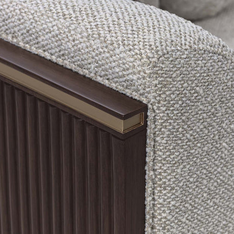 West Kensington Medium Espresso/Buff Loveseat - Ornate Home