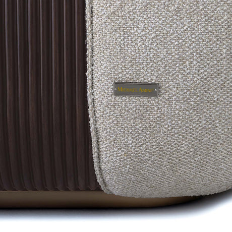 West Kensington Medium Espresso/Buff Loveseat - Ornate Home