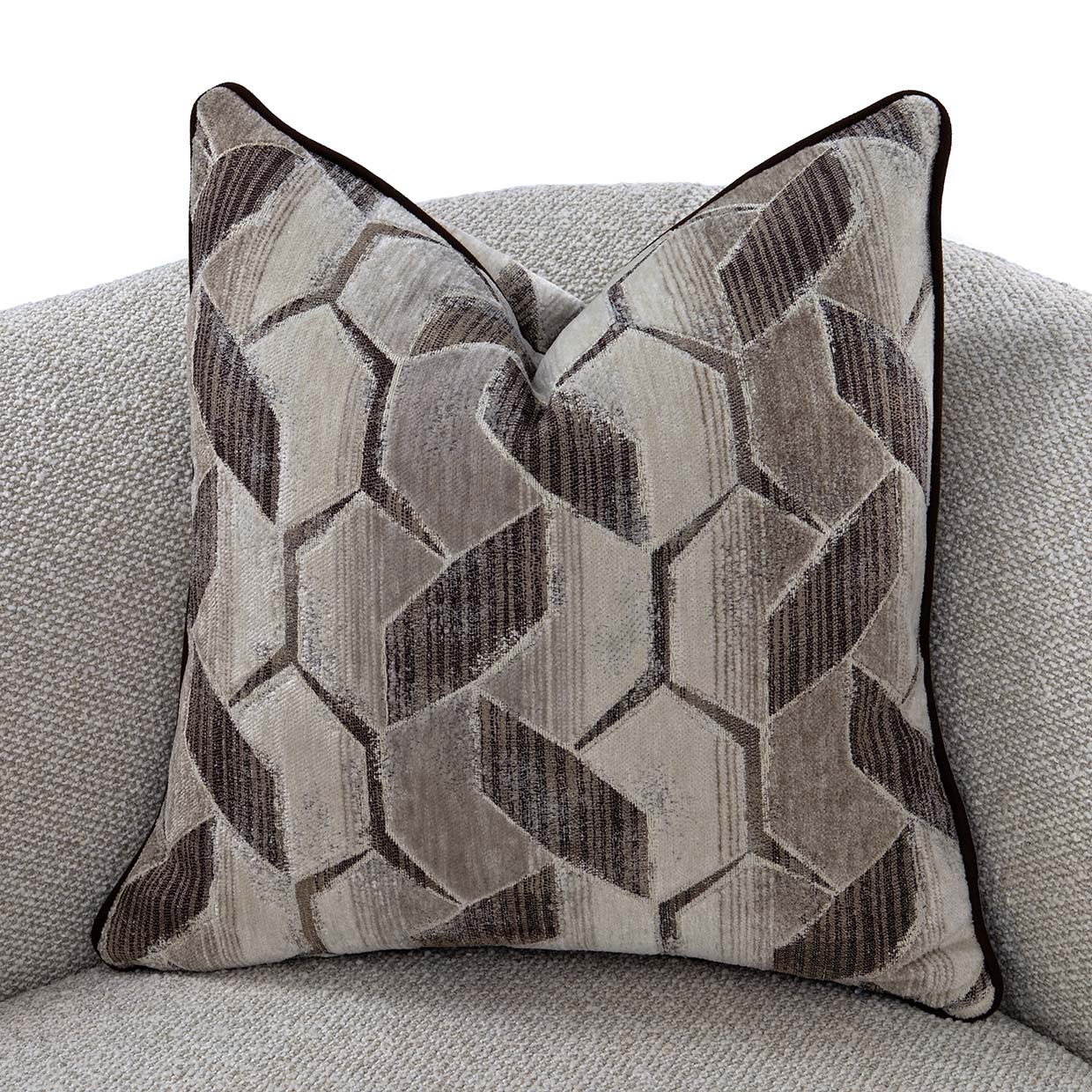 West Kensington Medium Espresso/Buff Loveseat - Ornate Home