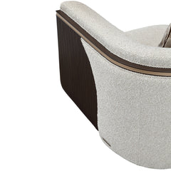 West Kensington Medium Espresso/Buff Matching Chair - Ornate Home
