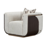 West Kensington Medium Espresso/Buff Matching Chair - Ornate Home