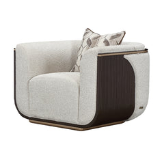 West Kensington Medium Espresso/Buff Matching Chair - Ornate Home