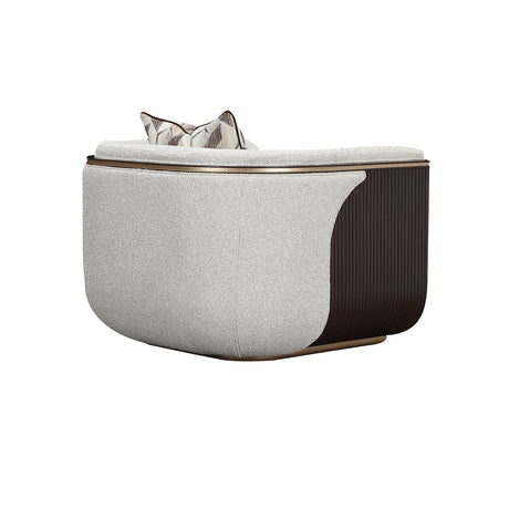 West Kensington Medium Espresso/Buff Matching Chair - Ornate Home