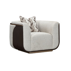West Kensington Medium Espresso/Buff Matching Chair - Ornate Home