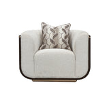 West Kensington Medium Espresso/Buff Matching Chair - Ornate Home