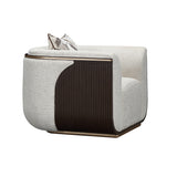 West Kensington Medium Espresso/Buff Matching Chair - Ornate Home