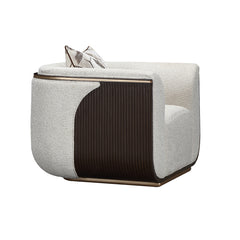 West Kensington Medium Espresso/Buff Matching Chair - Ornate Home