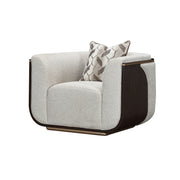 West Kensington Medium Espresso/Buff Matching Chair - Ornate Home