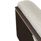West Kensington Medium Espresso/Buff Matching Chair - Ornate Home