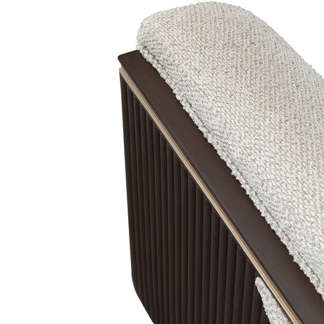 West Kensington Medium Espresso/Buff Matching Chair - Ornate Home