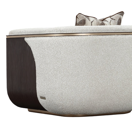 West Kensington Medium Espresso/Buff Matching Chair - Ornate Home