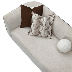 West Kensington Medium Espresso/Buff Sofa - Ornate Home