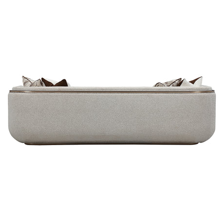 West Kensington Medium Espresso/Buff Sofa - Ornate Home