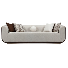 West Kensington Medium Espresso/Buff Sofa - Ornate Home