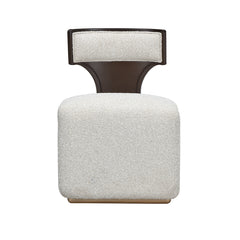West Kensington Medium Espresso/Buff Vanity Chair - Ornate Home