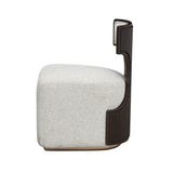 West Kensington Medium Espresso/Buff Vanity Chair - Ornate Home