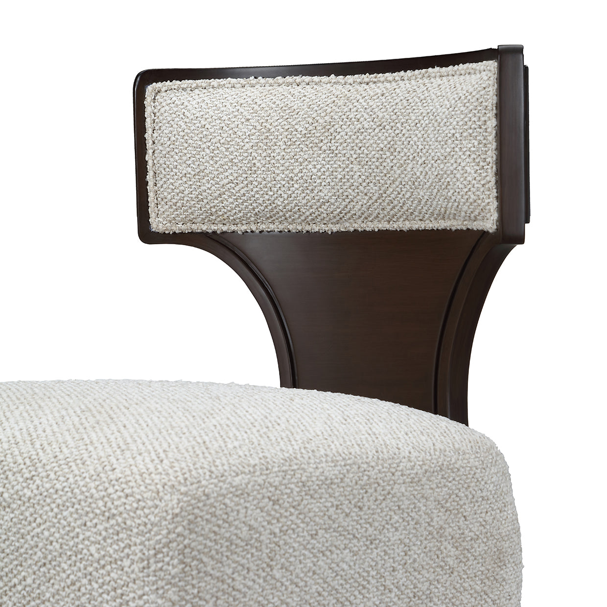 West Kensington Medium Espresso/Buff Vanity Chair - Ornate Home