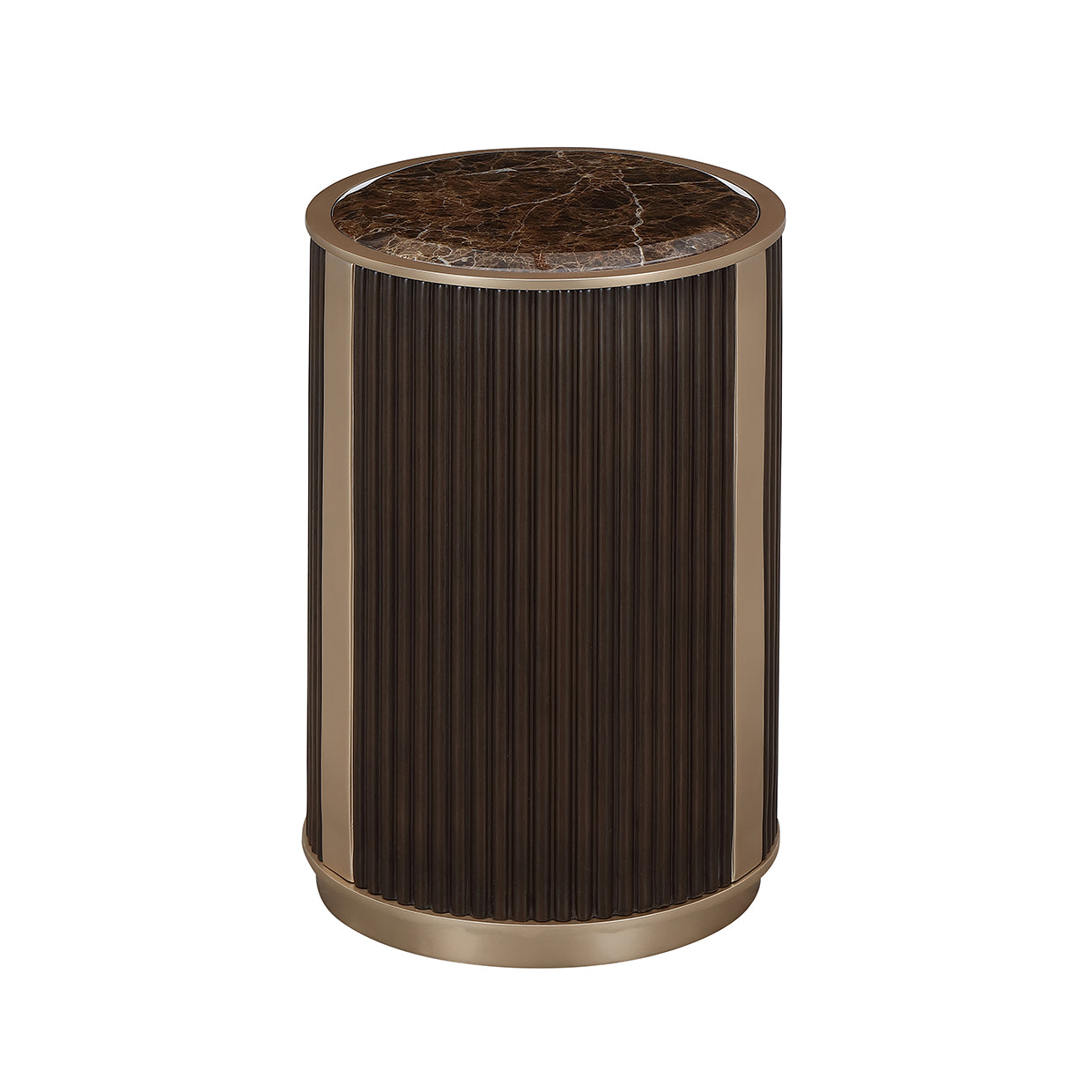West Kensington Medium Espresso Chairside Table - Ornate Home