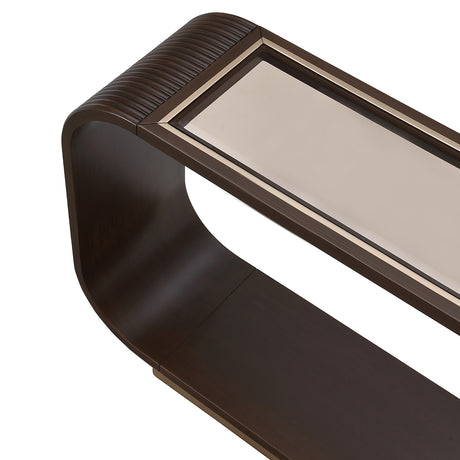 West Kensington Medium Espresso Console Table - Ornate Home