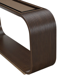West Kensington Medium Espresso Console Table - Ornate Home
