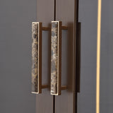West Kensington Medium Espresso Display Cabinet - Ornate Home