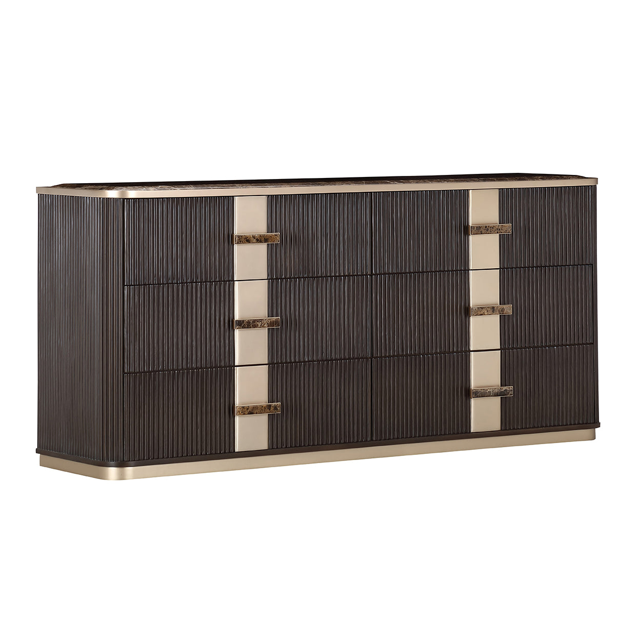 West Kensington Medium Espresso Dresser - Ornate Home