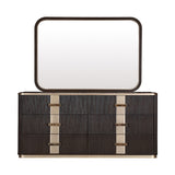 West Kensington Medium Espresso Dresser with Mirror - Ornate Home