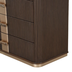 West Kensington Medium Espresso Highboy Chest - Ornate Home