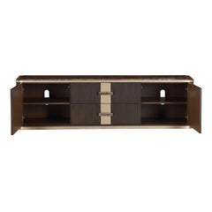 West Kensington Medium Espresso Media Cabinet - Ornate Home