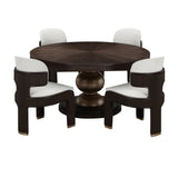 West Kensington Medium Espresso Oval Dining Table