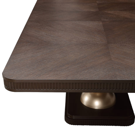 West Kensington Medium Espresso Rectangular Dining Table - Ornate Home
