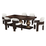 West Kensington Medium Espresso Rectangular Dining Table - Ornate Home