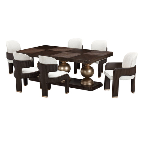 West Kensington Medium Espresso Rectangular Dining Table - Ornate Home