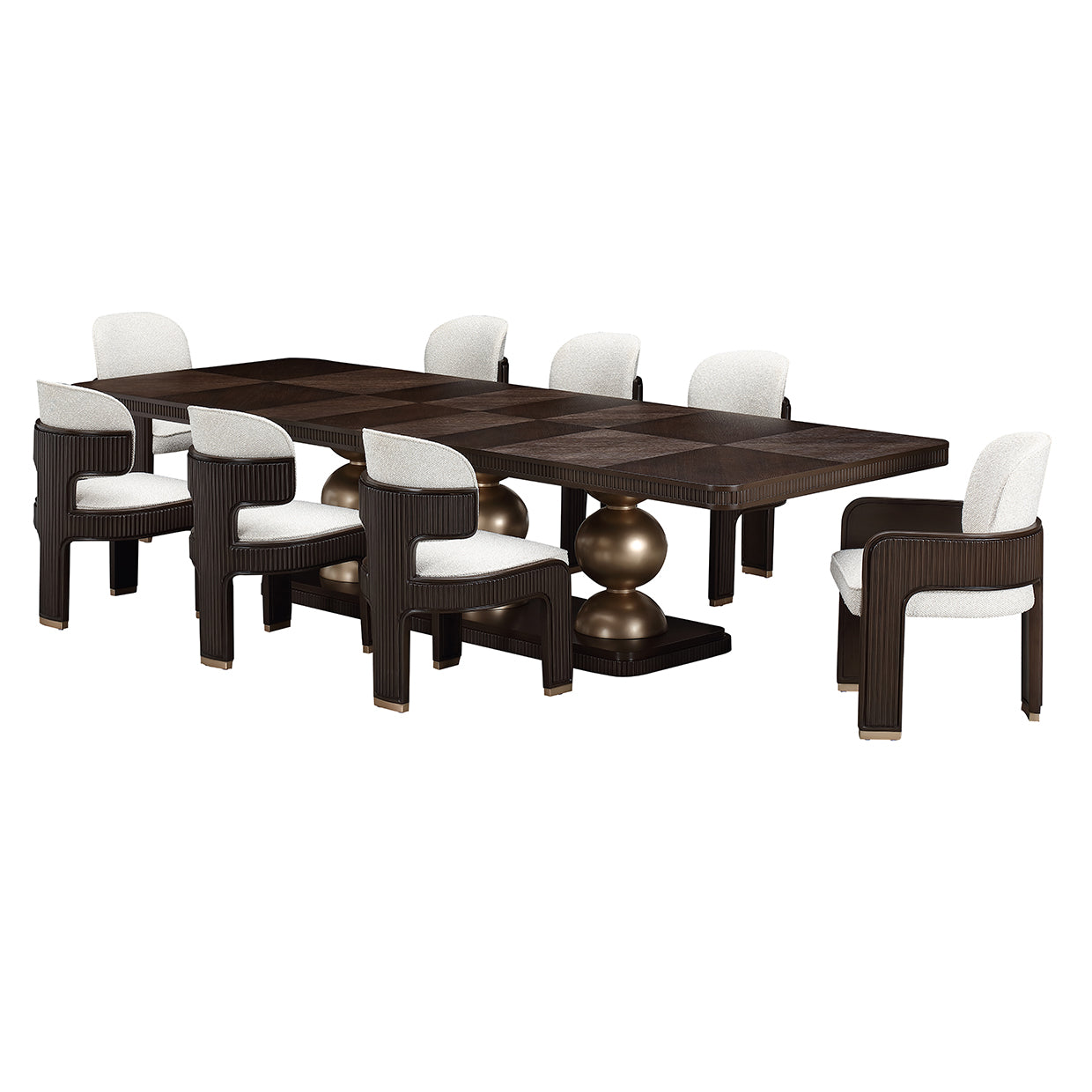 West Kensington Medium Espresso Rectangular Dining Table - Ornate Home