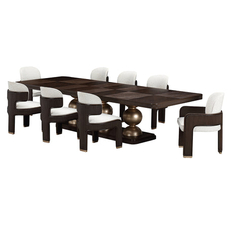West Kensington Medium Espresso Rectangular Dining Table - Ornate Home