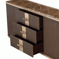 West Kensington Medium Espresso Sideboard - Ornate Home