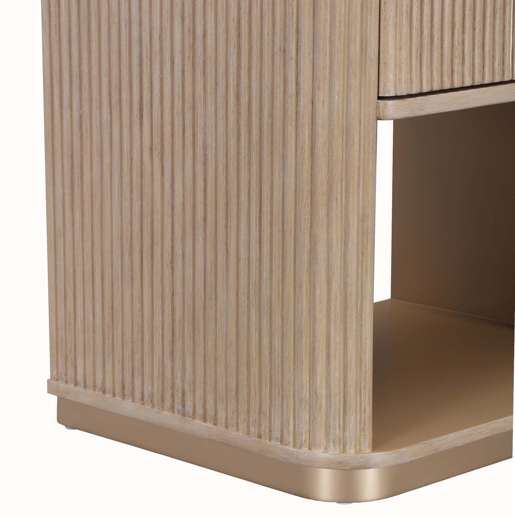 West Kensington Sea Salt Caramel 1-Drawer Nightstand - Ornate Home
