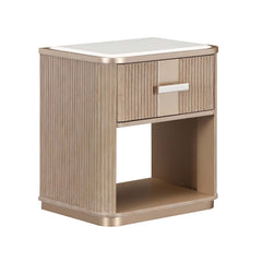 West Kensington Sea Salt Caramel 1-Drawer Nightstand - Ornate Home