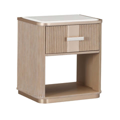 West Kensington Sea Salt Caramel 1-Drawer Nightstand - Ornate Home