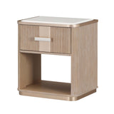 West Kensington Sea Salt Caramel 1-Drawer Nightstand - Ornate Home