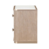 West Kensington Sea Salt Caramel 2-Drawer Nightstand - Ornate Home