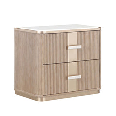 West Kensington Sea Salt Caramel 2-Drawer Nightstand - Ornate Home