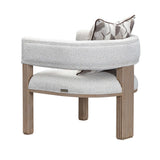 West Kensington Sea Salt Caramel/Buff Accent Chair - Ornate Home
