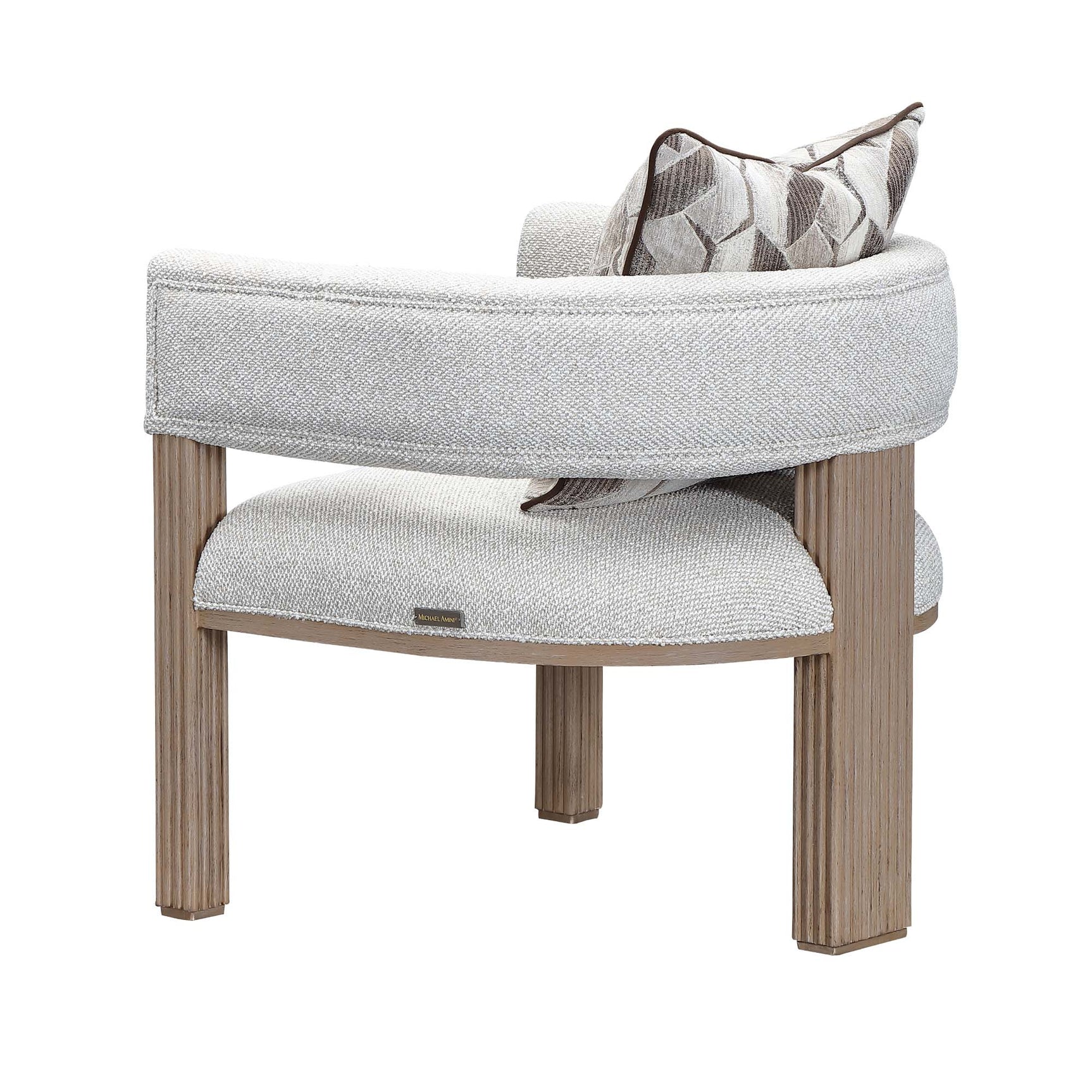 West Kensington Sea Salt Caramel/Buff Accent Chair - Ornate Home