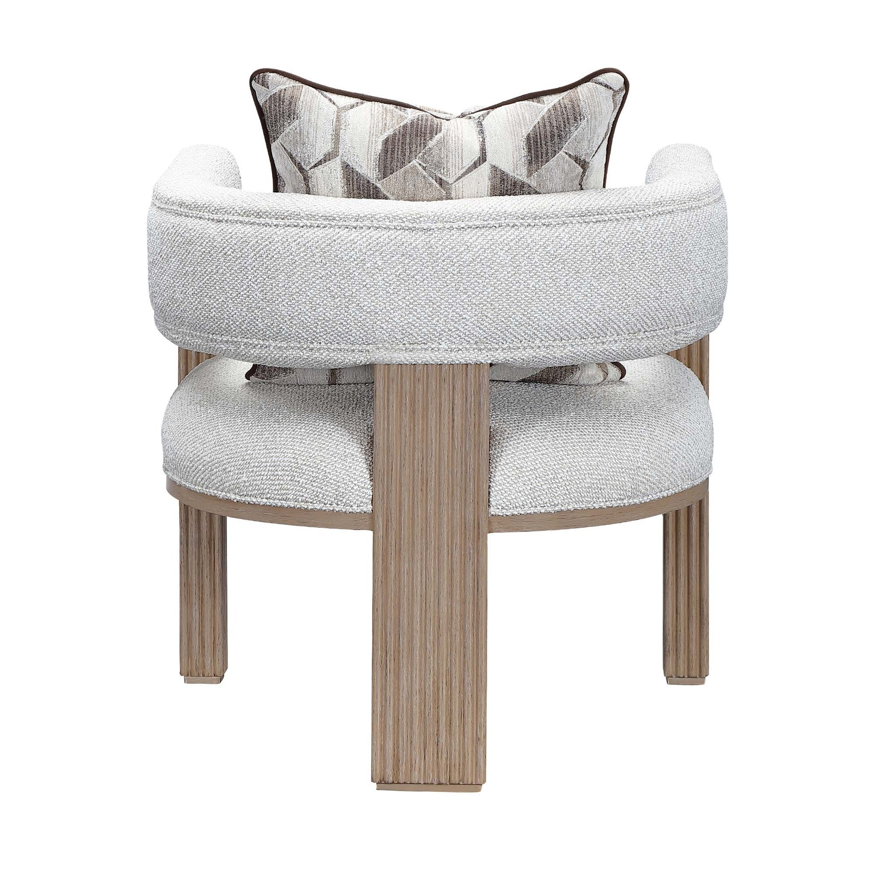 West Kensington Sea Salt Caramel/Buff Accent Chair - Ornate Home
